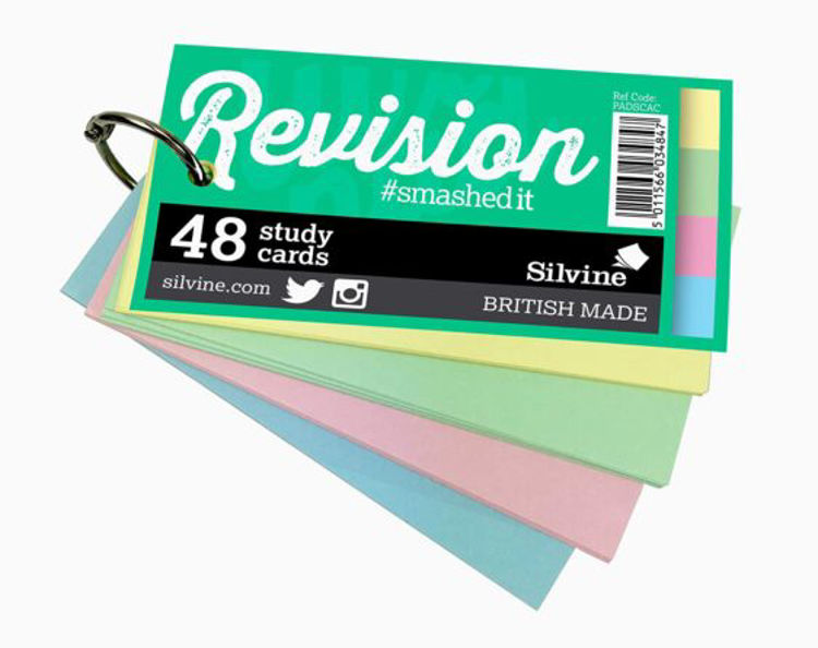 Picture of 4847-Revision Coloured Cards – (Silvine)